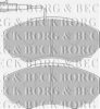 BORG & BECK BBP1736 Brake Pad Set, disc brake